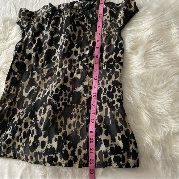 Nanette Lepore • Silk Leopard Print Blouse - Picture 5 of 12